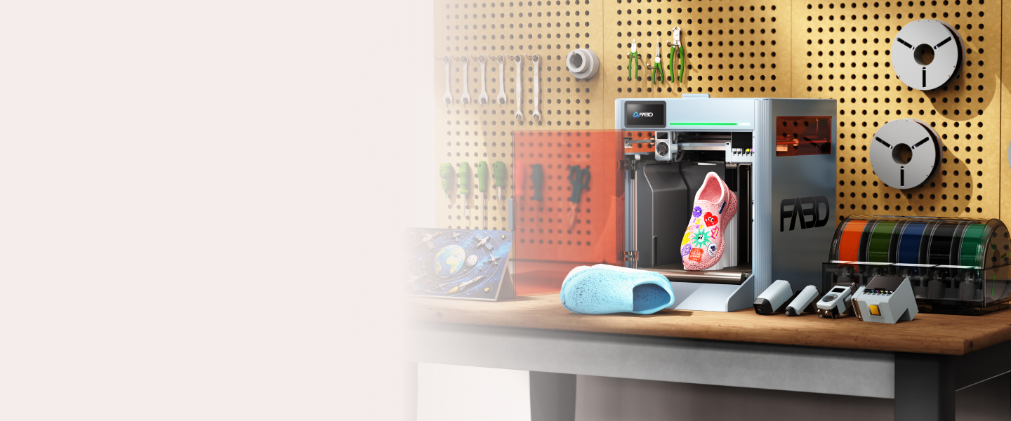 FA3D automatic print-part unloading
