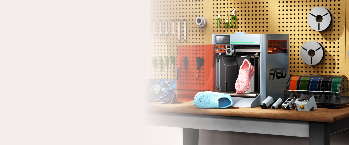 FA3D automatic print-part unloading