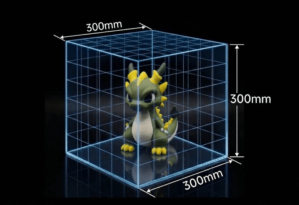 300 cubic millimeter build volume